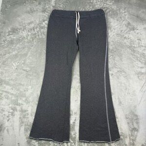 VTG 90s LA Movers grey lightweight loungewear flared sweatpants womens Large